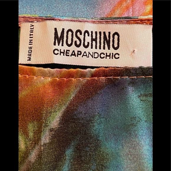 Moschino CheapandChic Floral Watercolor Silk Dress - Picture 4 of 13